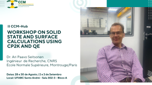 II CCM-Hub – Workshop on solid state and surface calculations using CP2K and QEII